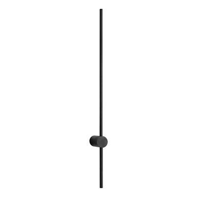 Aplique De Pared Texo Negro 80cm Diseño Luz Desing Negro
