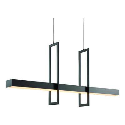 Colgante Led Misuri Negro 40w Moderno Altura Regulable Dab Negro