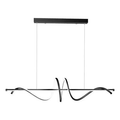 Lampara Colgante Moderno Led Cct Diseño Negro Ldf40040-n  Negro
