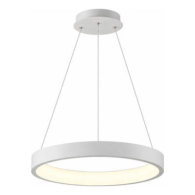 Lampara Colgante Halo Aro Led Cct Diseño Blanco Ldf43040-b Blanco