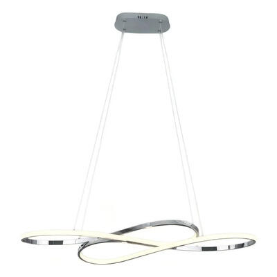 Lampara Colgante L5050 Led Cct Diseño Cromo Luz Desing Cromo