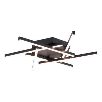Plafon Led Tucson Negro 42w Diseño Moderno Dab Negro