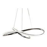 Lampara Colgante Moderno Led Diseño Cromo L2020 Sf Cromo