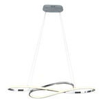 Lampara Colgante L5050 Led Cct Diseño Cromo Luz Desing Cromo