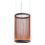 Colgante Hilo 1 Led Integrado 40w Diseño Terracota 37x70cm Terracota