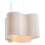 Lampara Colgante Led Flag 45 S Deño Sofisticado Mmo Blanco