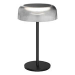 Lampara Velador De Mesa Umbrella Inalámbrica Led Dimer Mc Negro