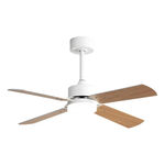 Ventilador De Techo Sídney Blanco Madera Windstyle 1.06 M Blanco Blanco/natural Reversibles Madera 4