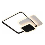 Plafon Led Axis Negro Diseño Moderno 48w Cct Lda80048-n Negro