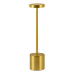 Lampara Velador Tactil Dorado Cct Deco Moderno Luz Desing Dorado